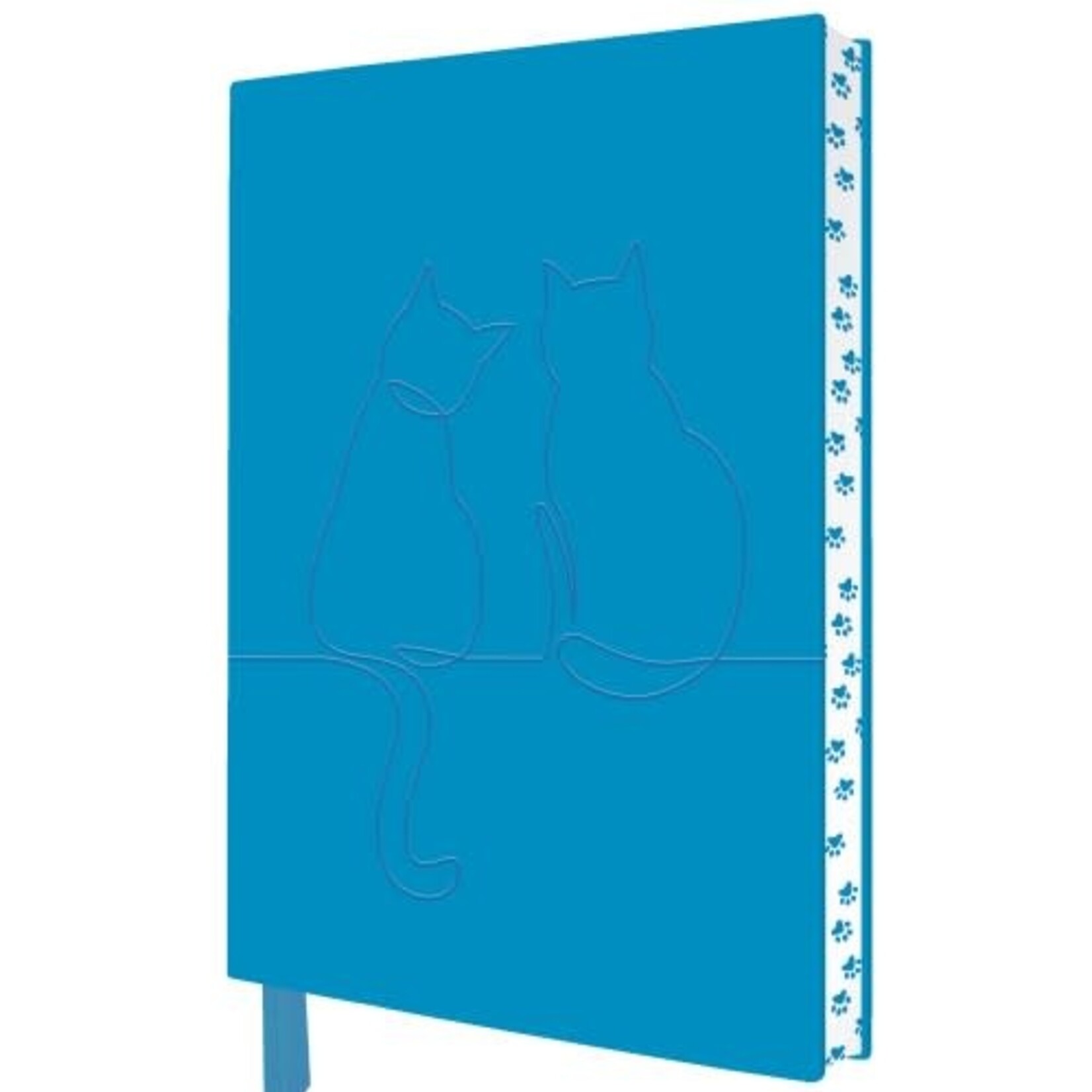 Journal, Leather Blue Cat