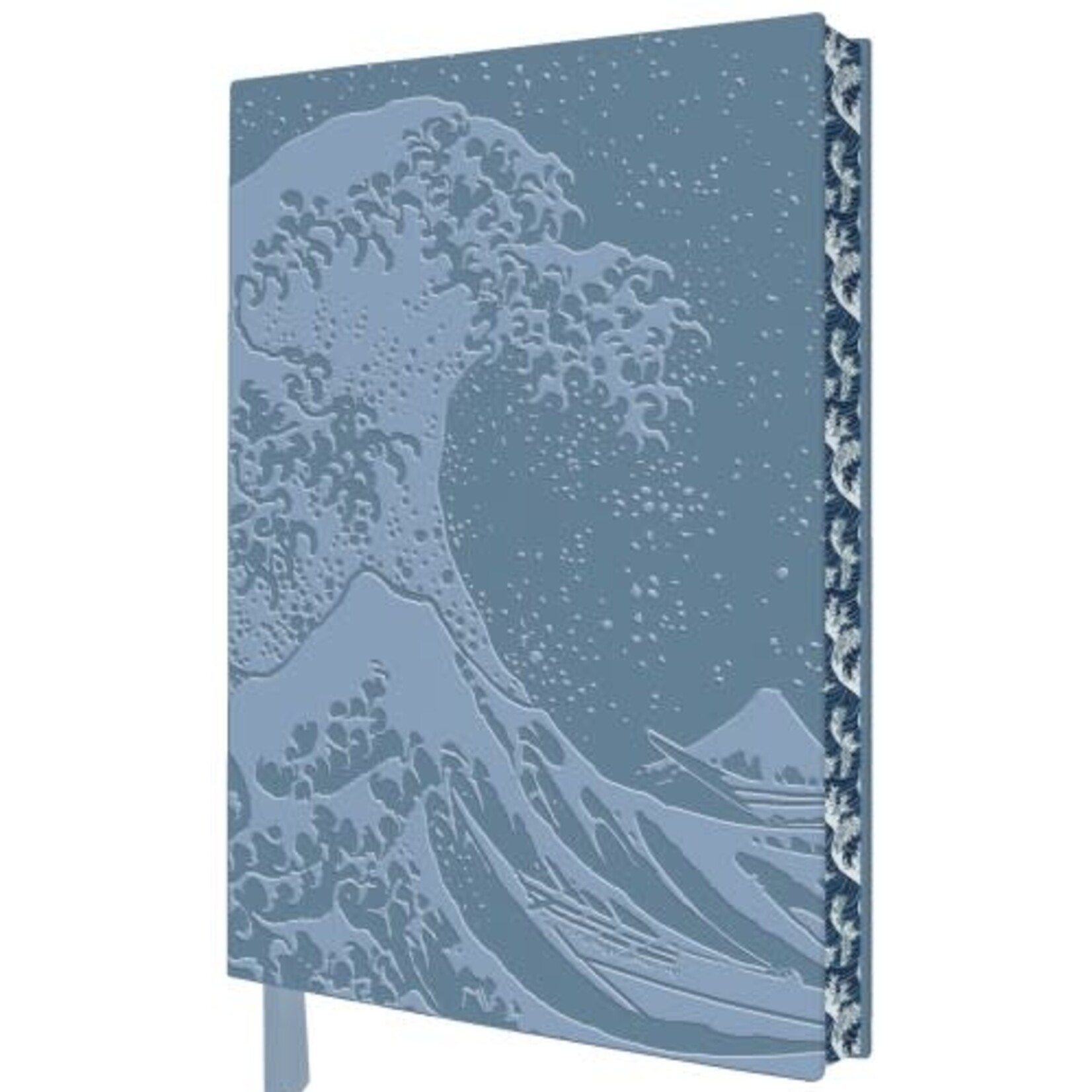 Journal, Leather Blue Wave