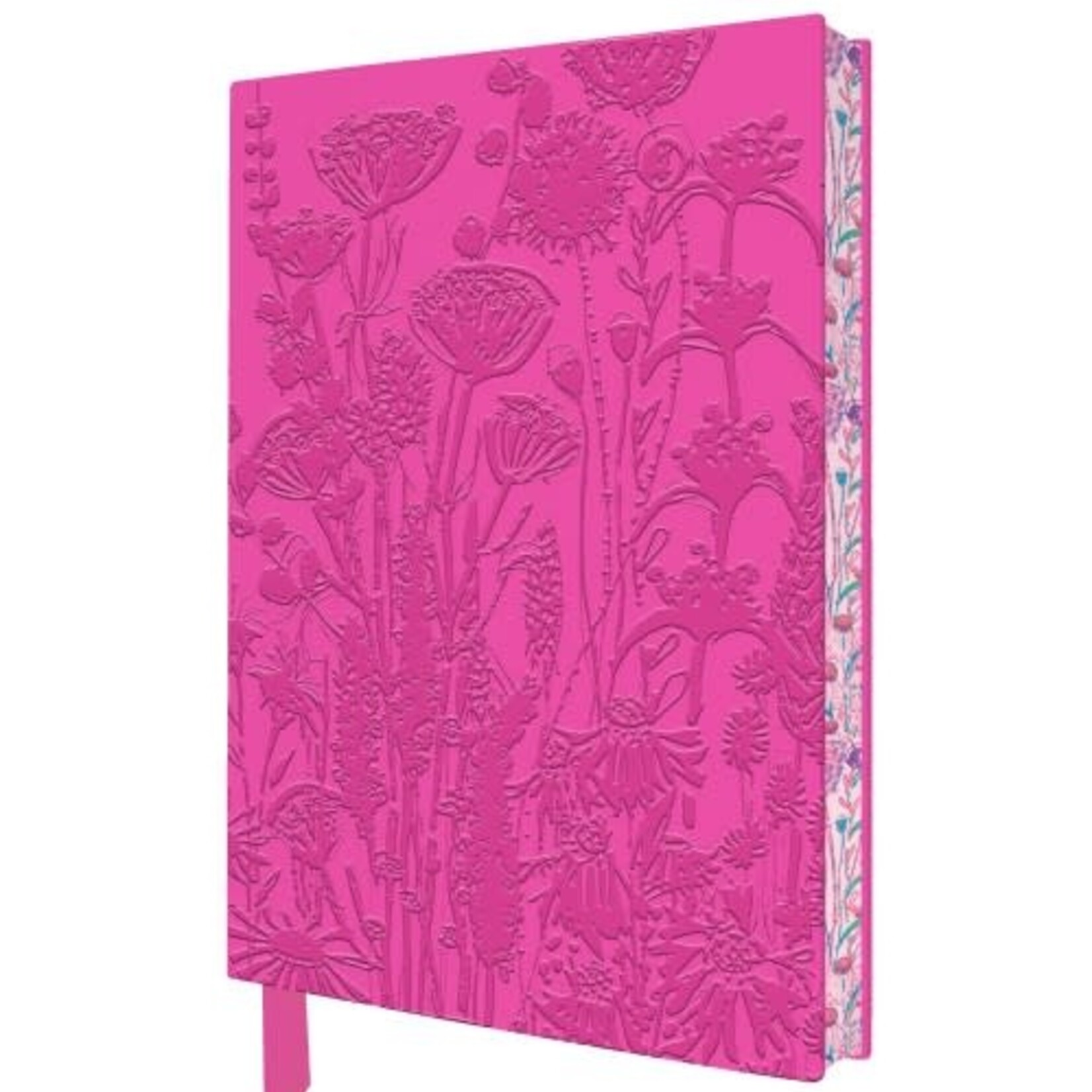 Journal, Leather Pink Garden