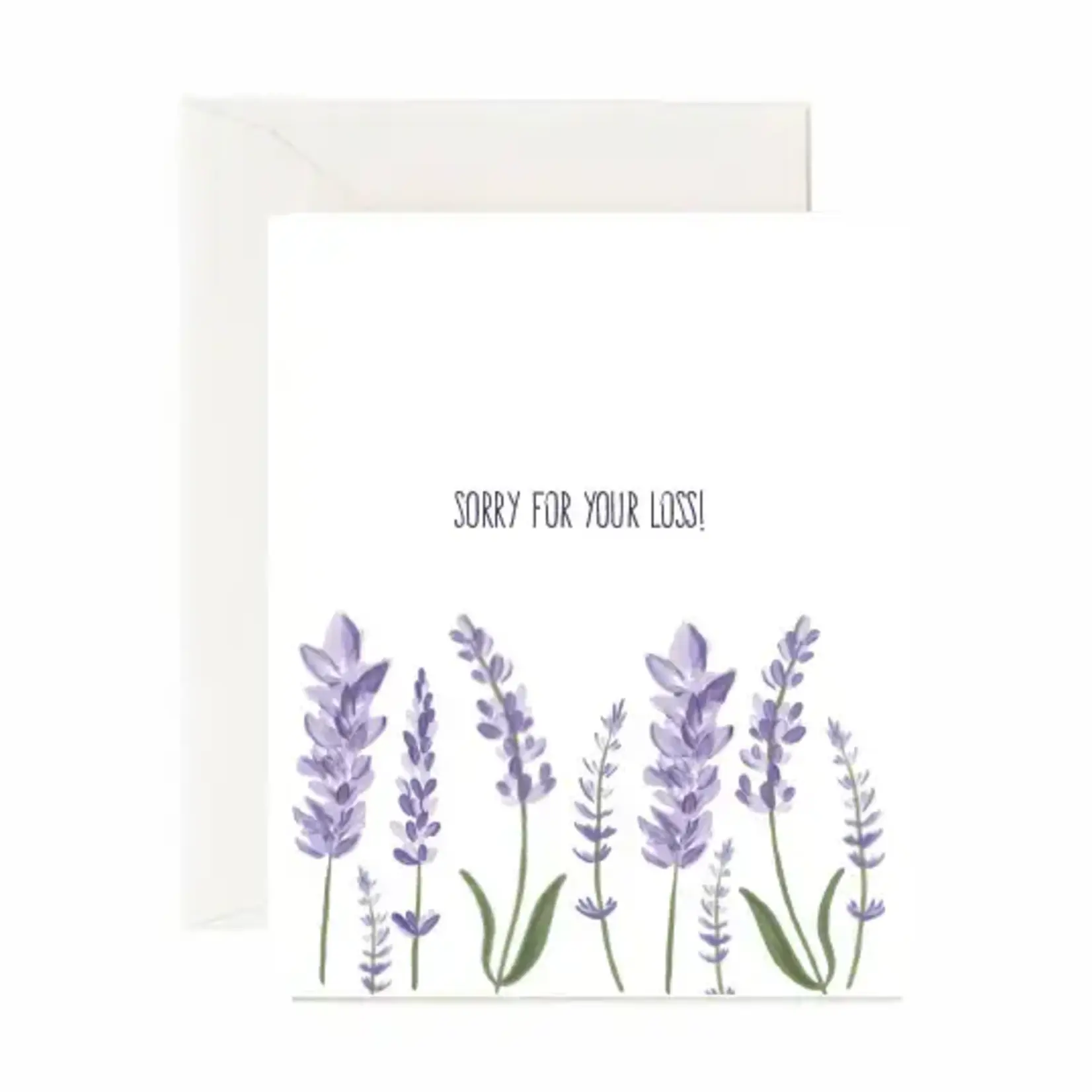 Card, Sorry For Your Loss Lavender