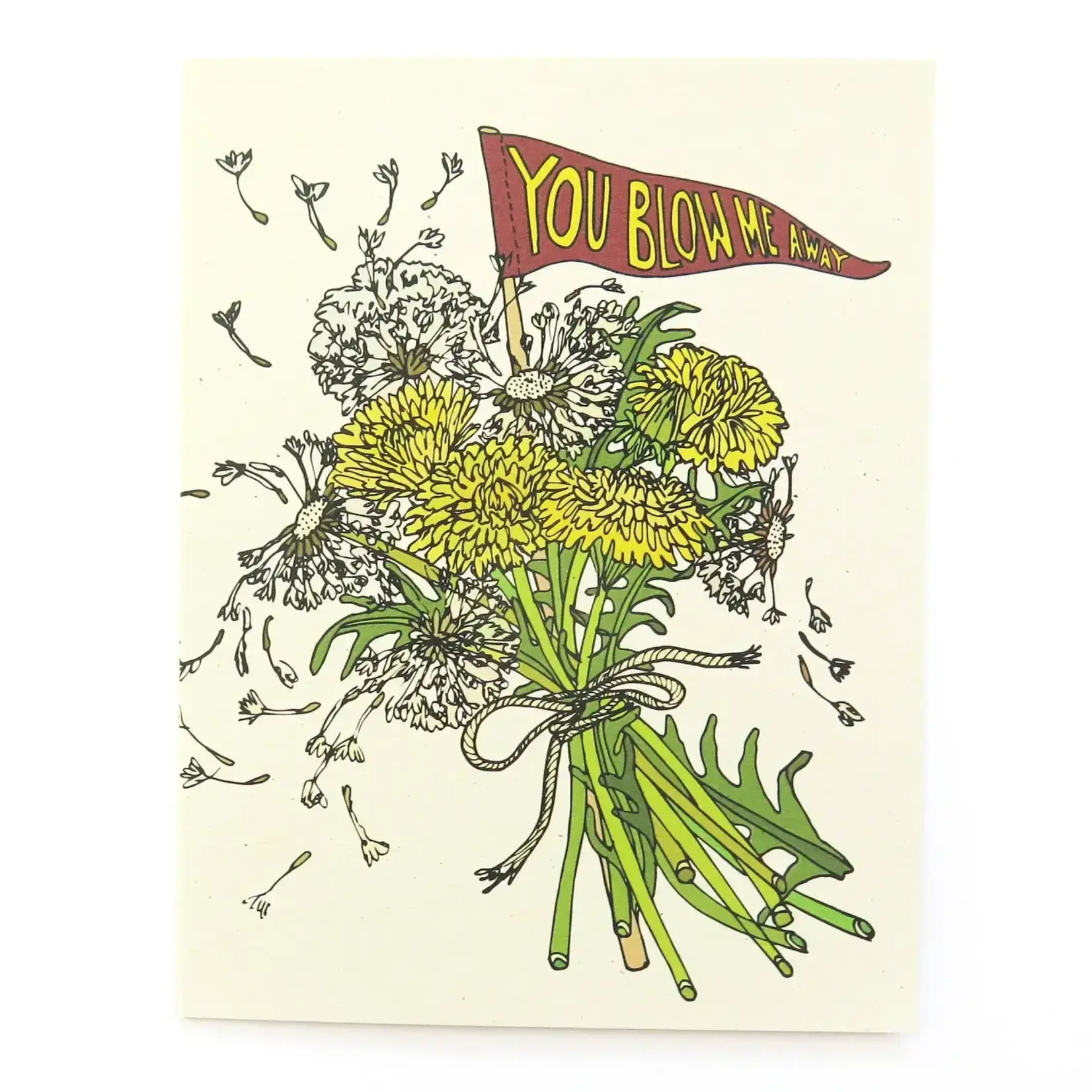 Card, Dandelion You Blow Me Away