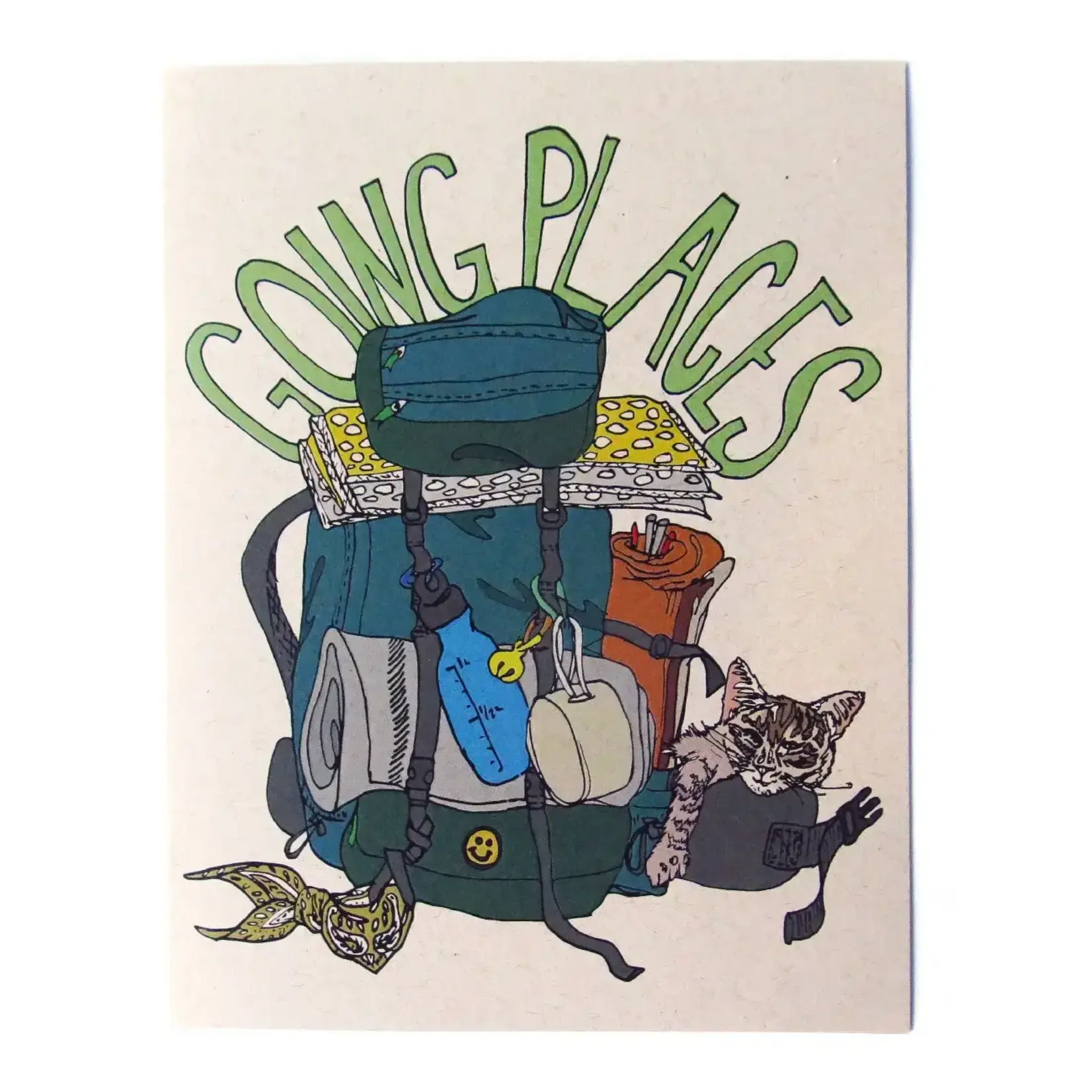 Card, Going Places Backpack