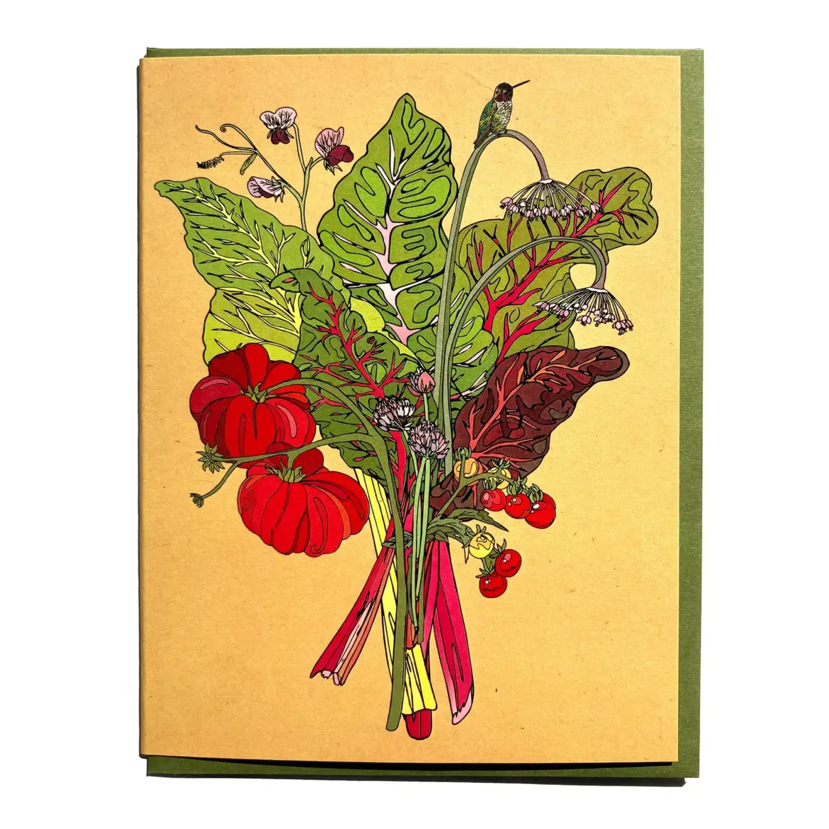 Card, Summer Veggie Bouquet