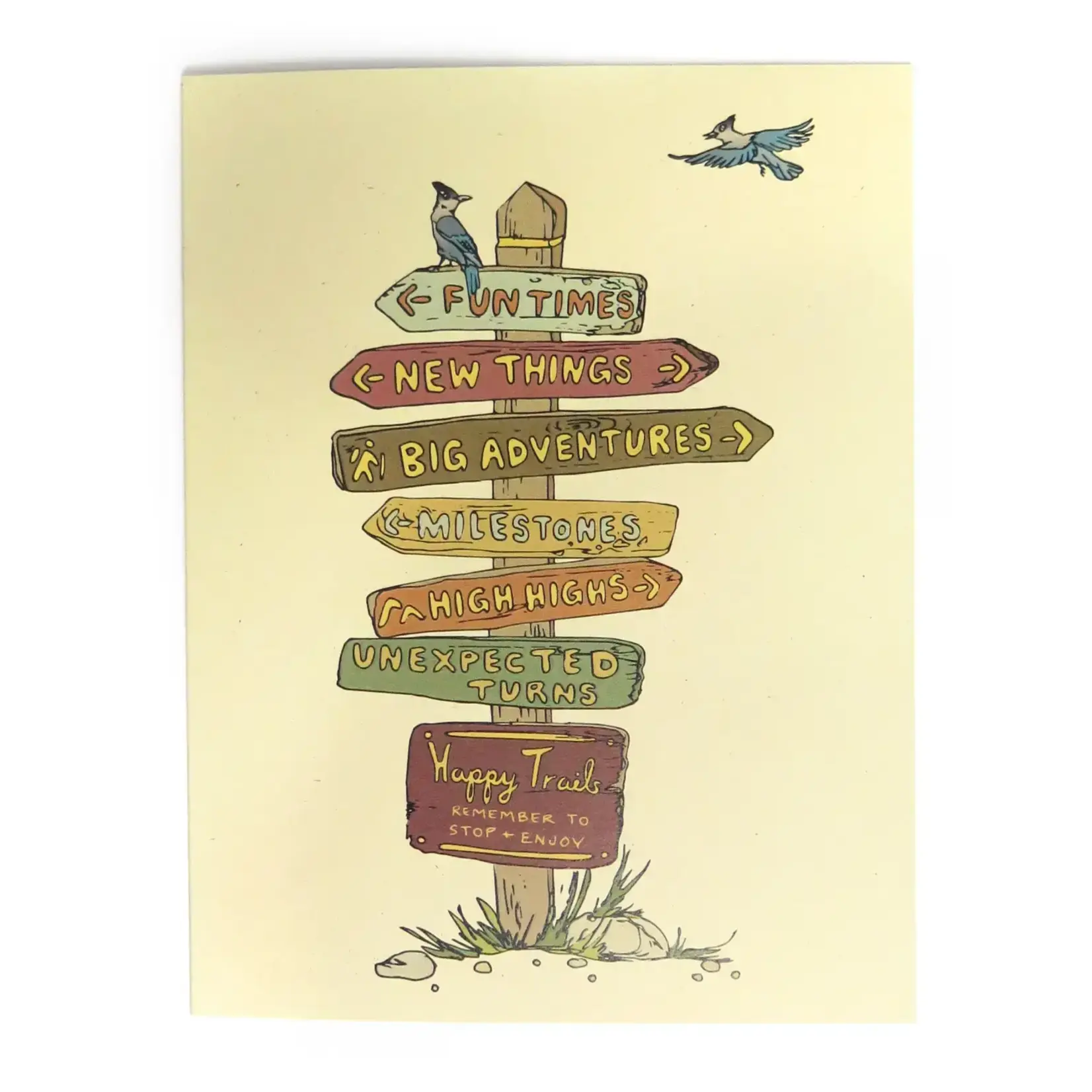 Card, Happy Trails Sign