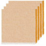 Napkin, Chambray Ochre 18 in