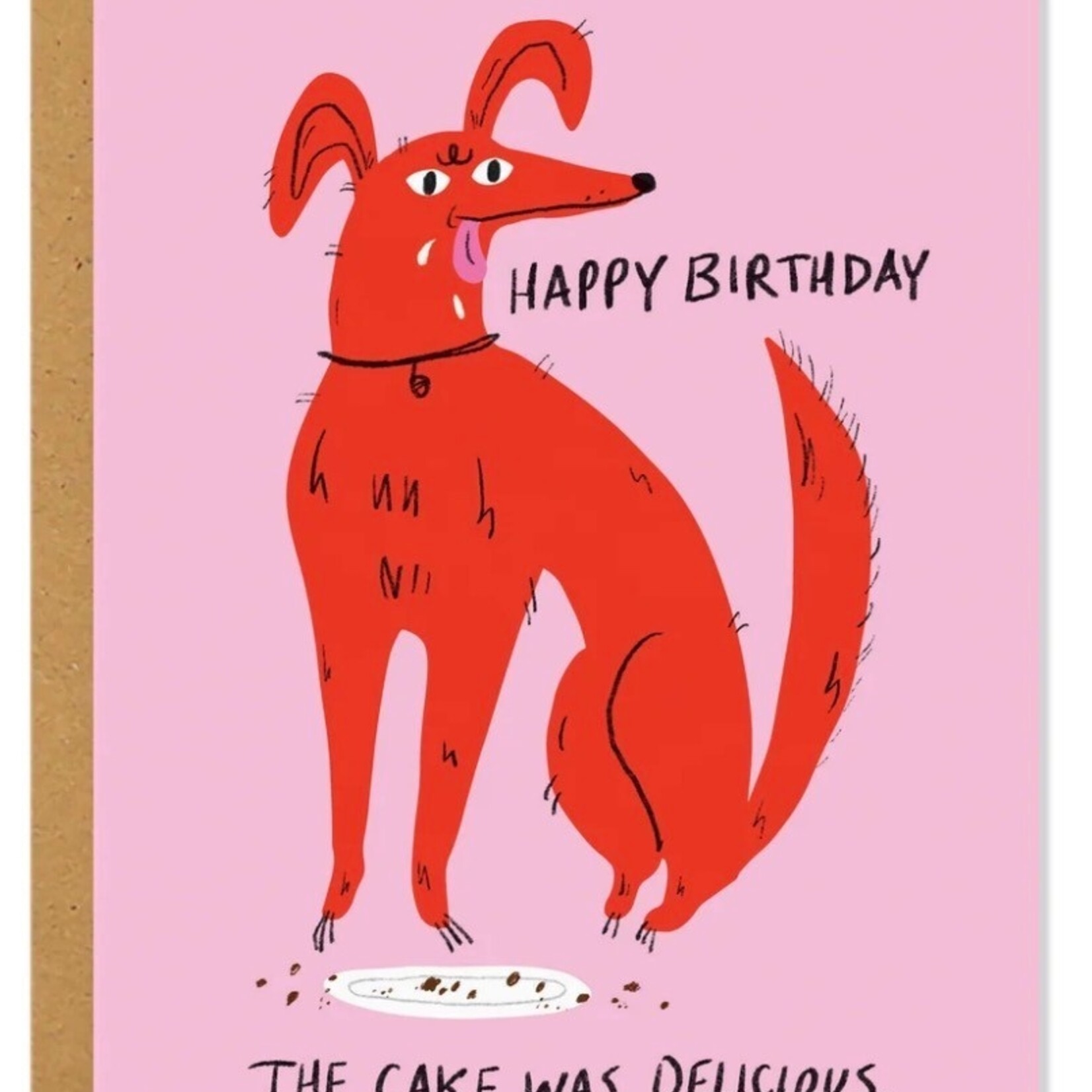 Card, Delicious Cake Birthday