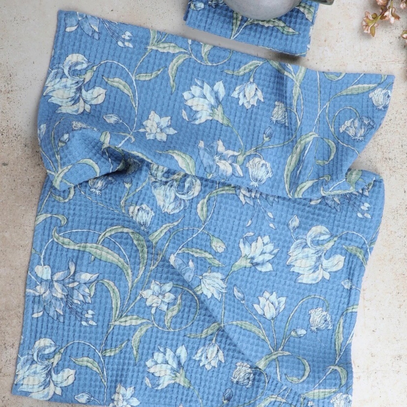 Tea Towel, Ajmeer Blue