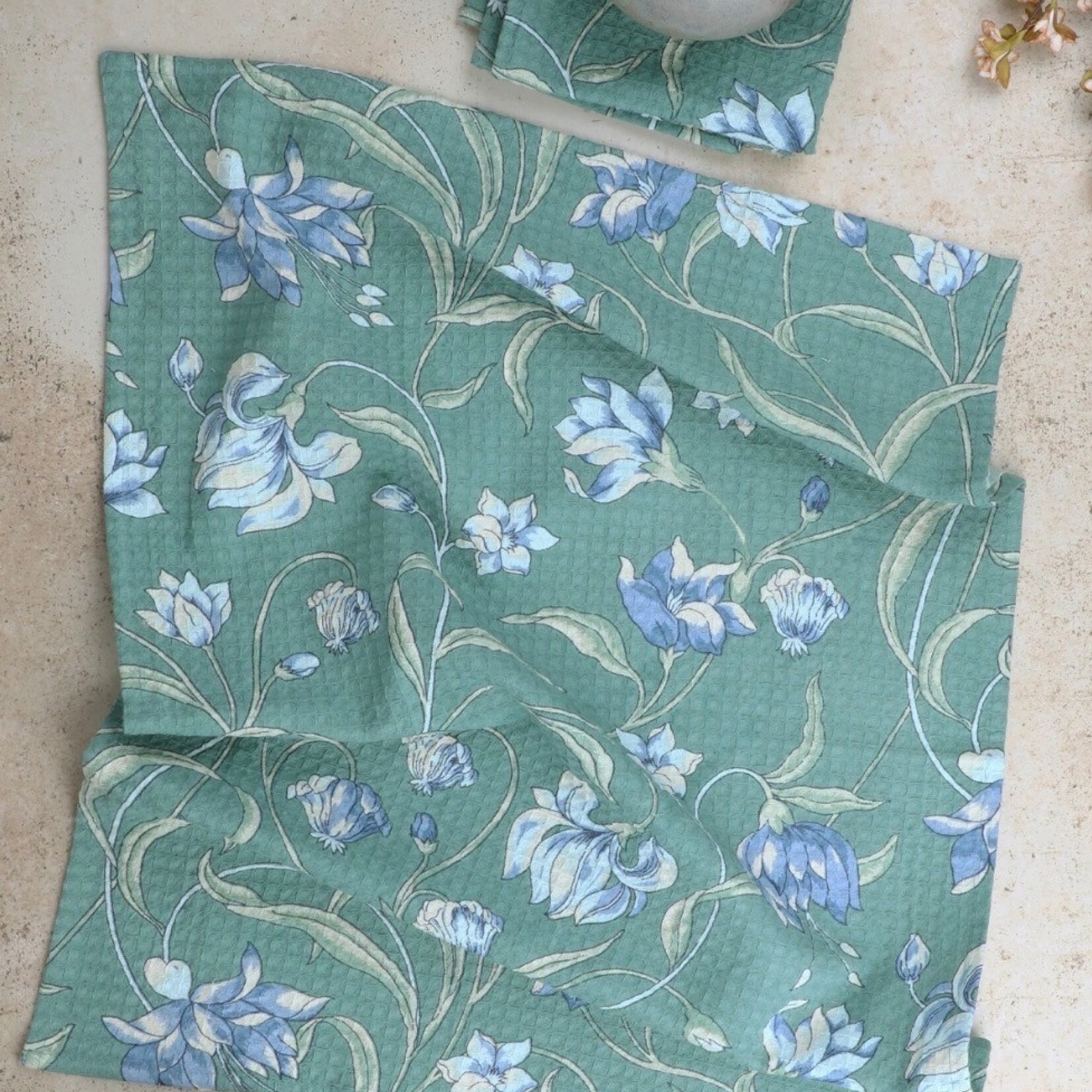 Tea Towel, Ajmeer Jade
