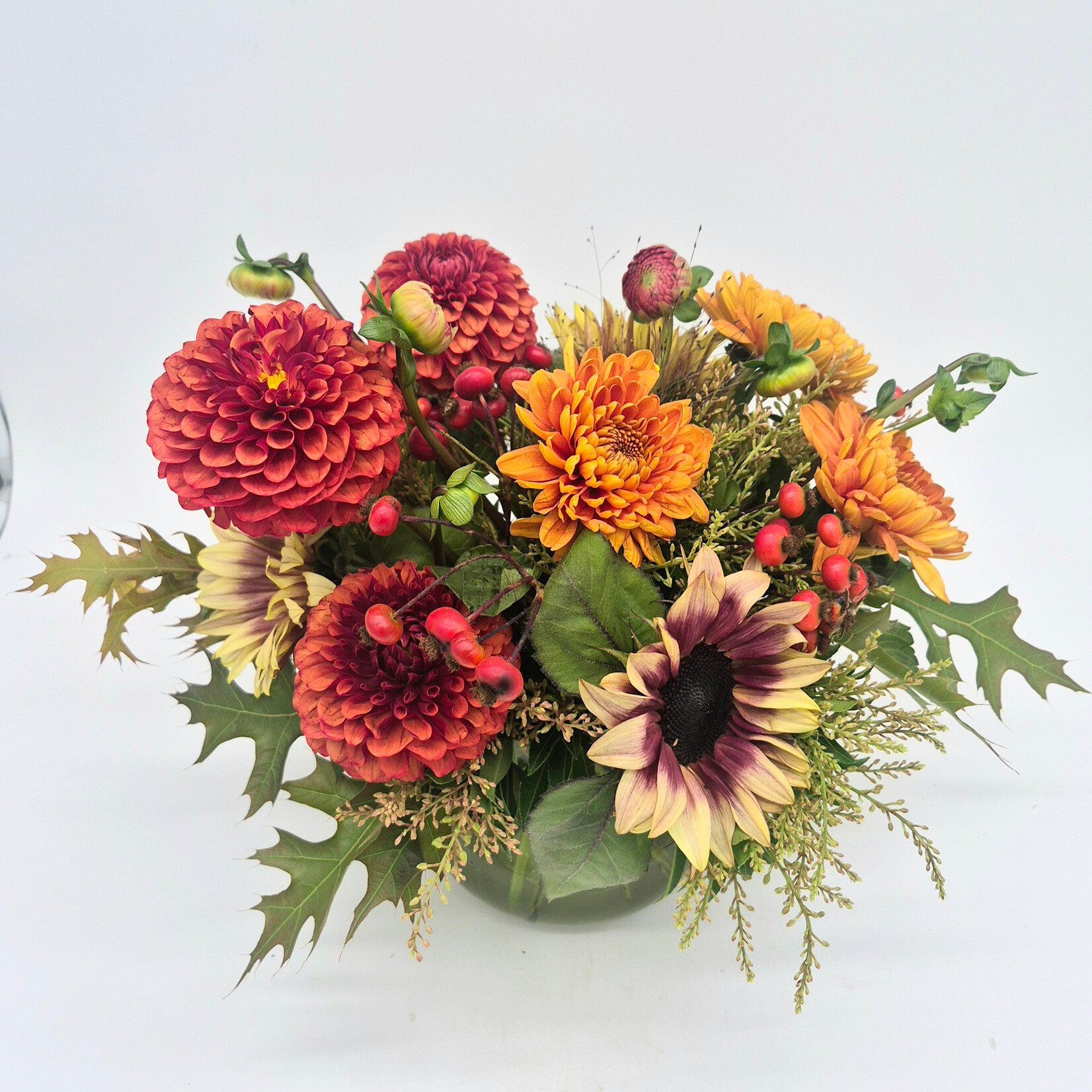 Autumn Bowl Seasonal Floral Arrangement