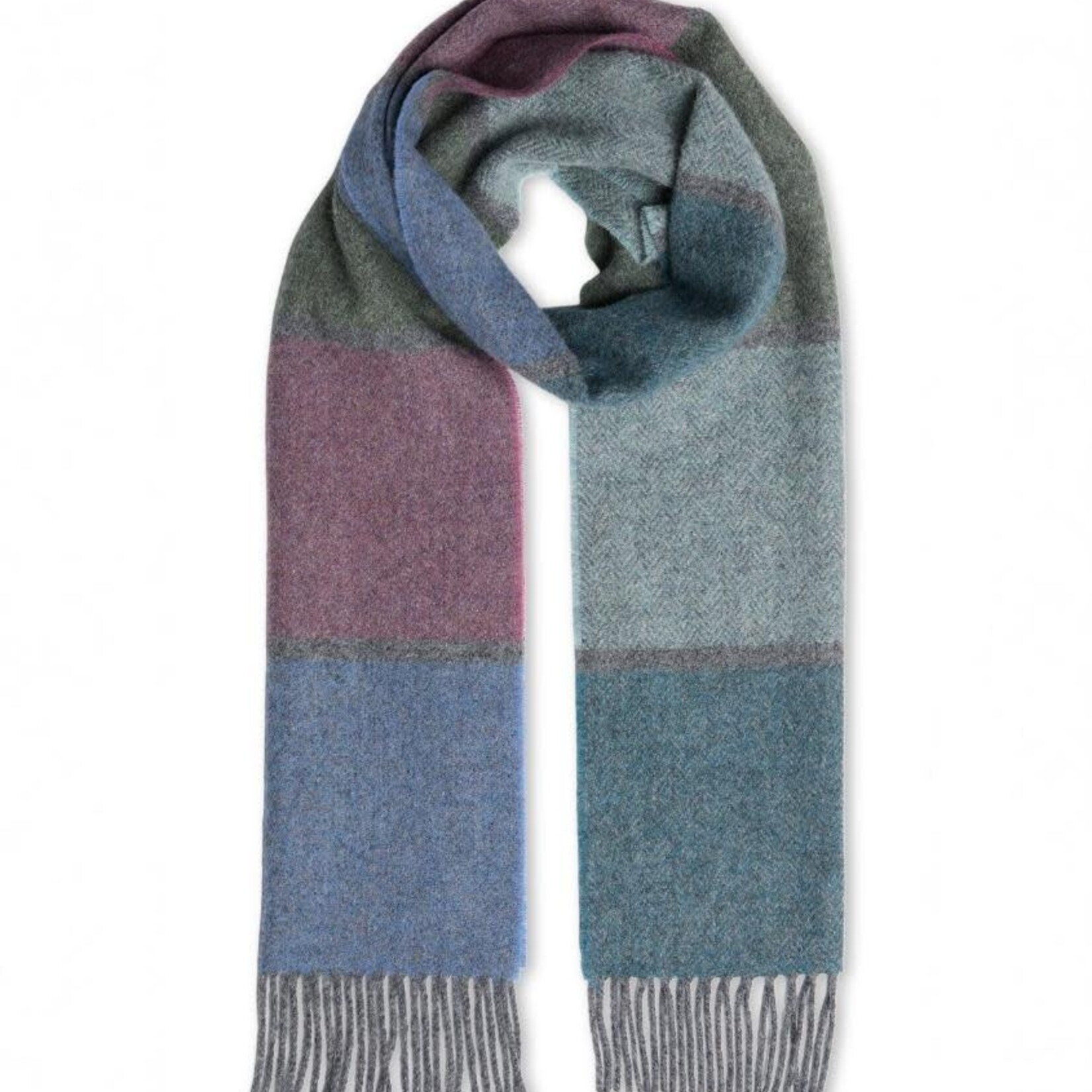 Scarf, Lambswool Autumn Stripe