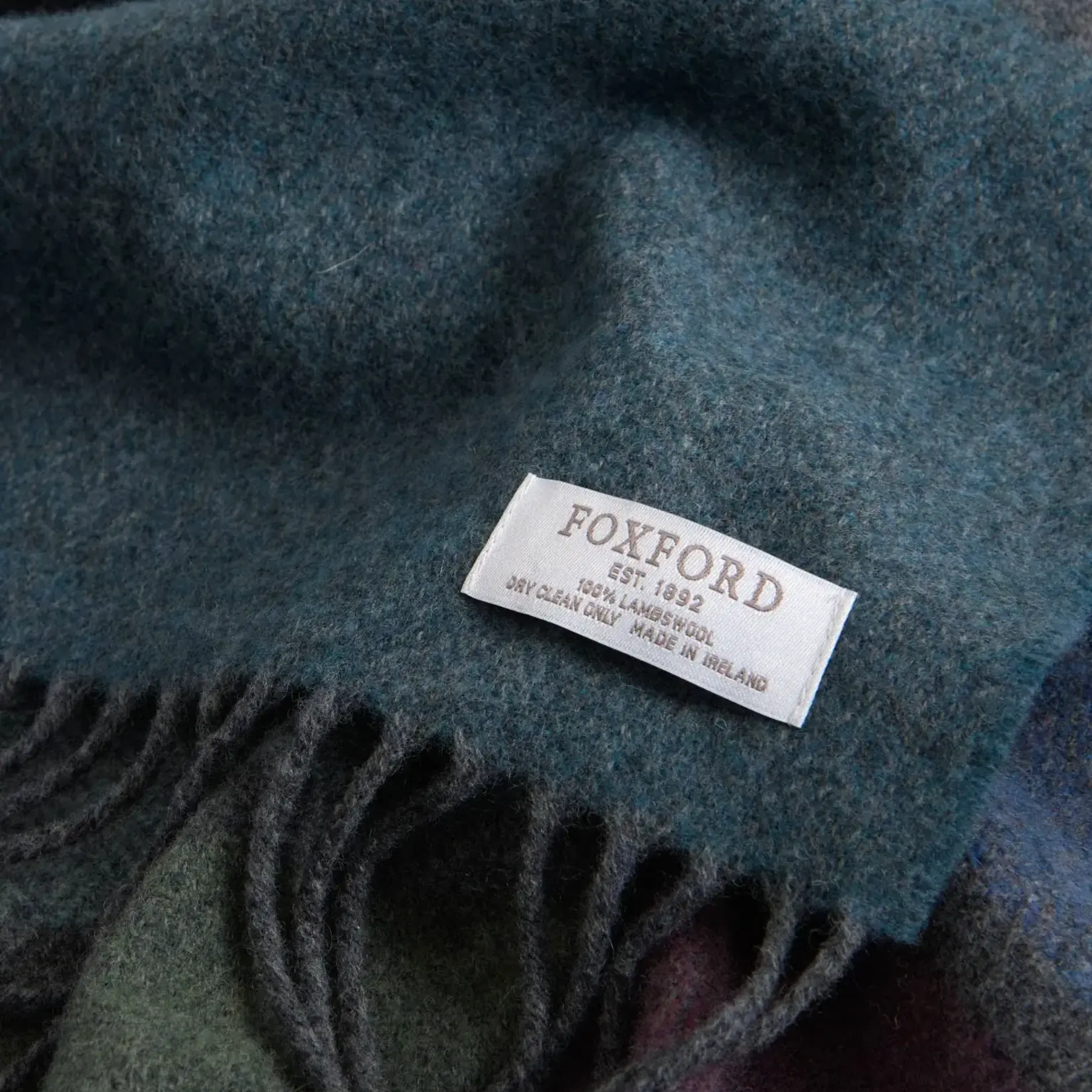Scarf, Lambswool Autumn Stripe