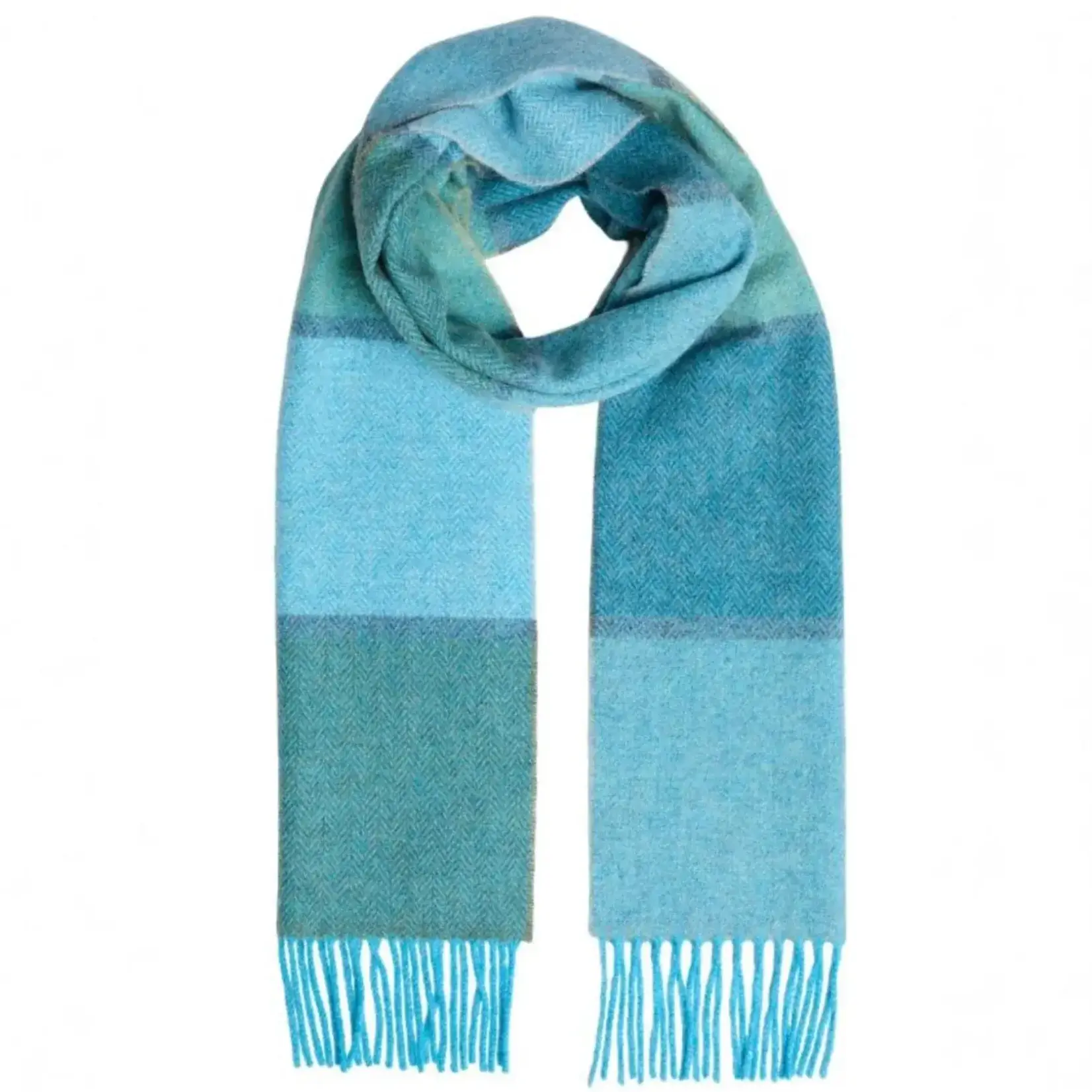Scarf, Lambswool Spring Stripe