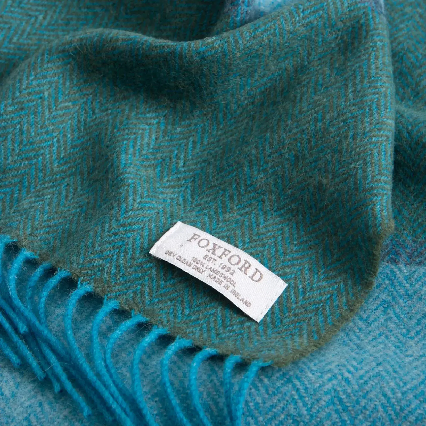 Scarf, Lambswool Spring Stripe