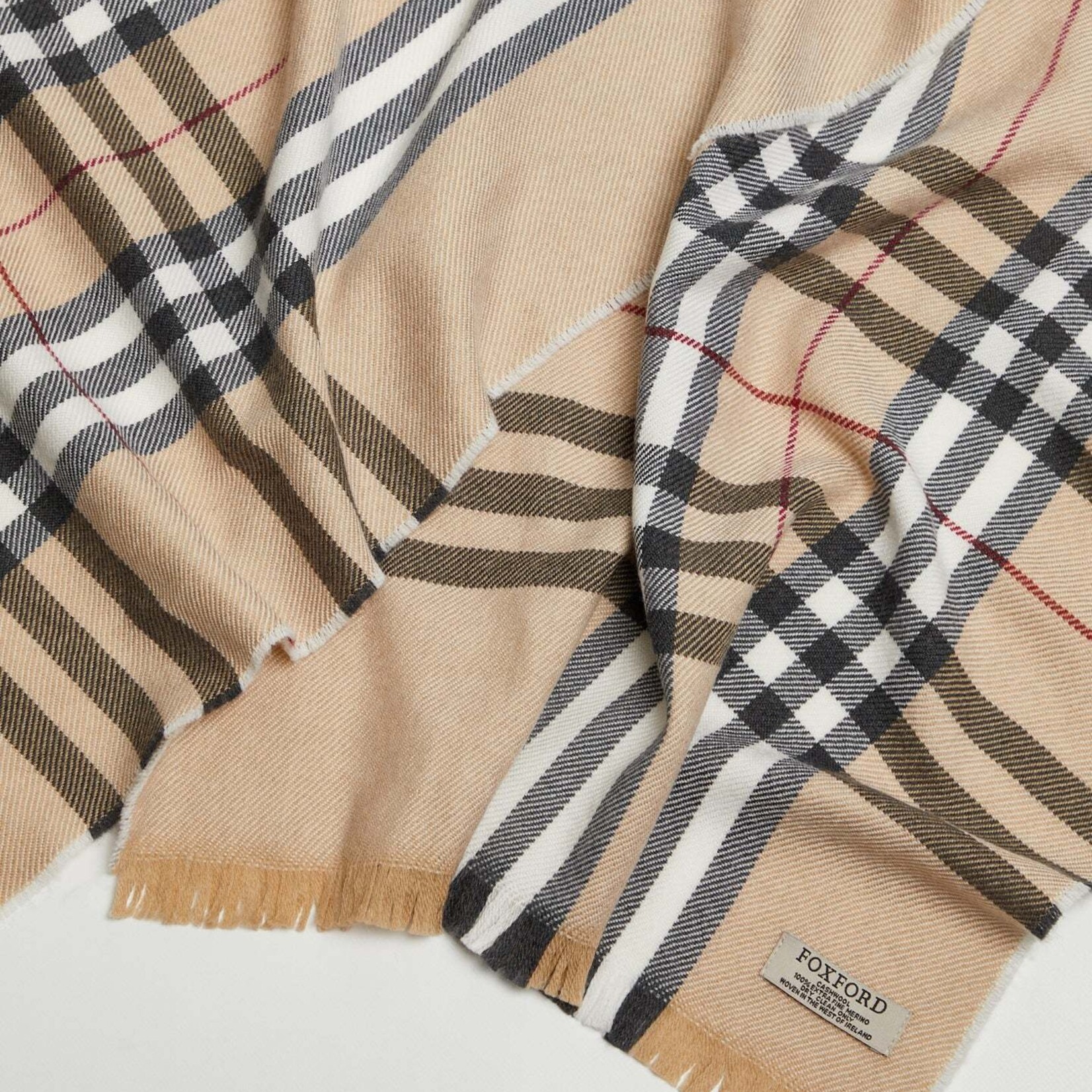 Scarf, Merino Wool Classic Camel