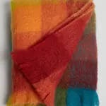 Throw, Mohair Colour Block