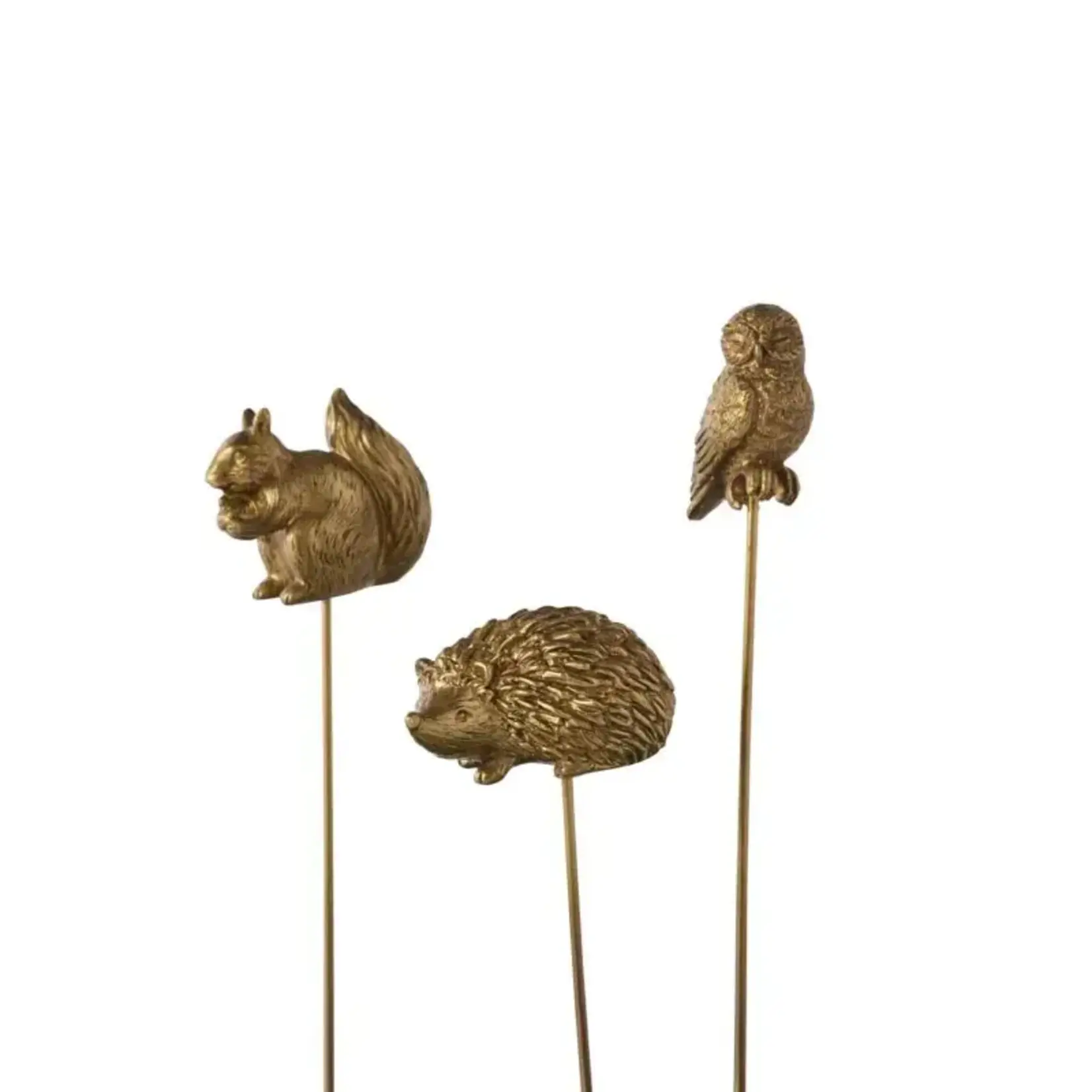 Plant Stick, Bronze Animal