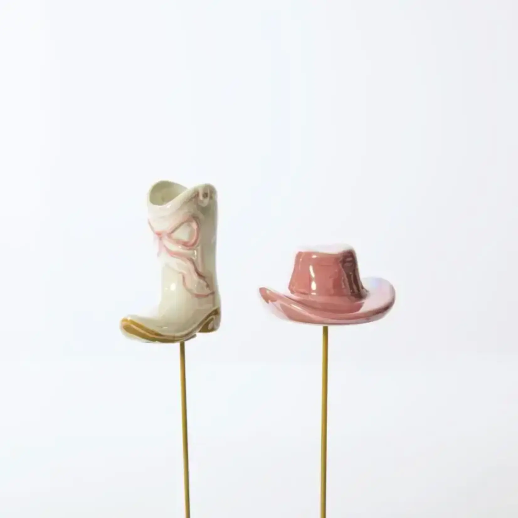 Plant Stick Cowboy Boot