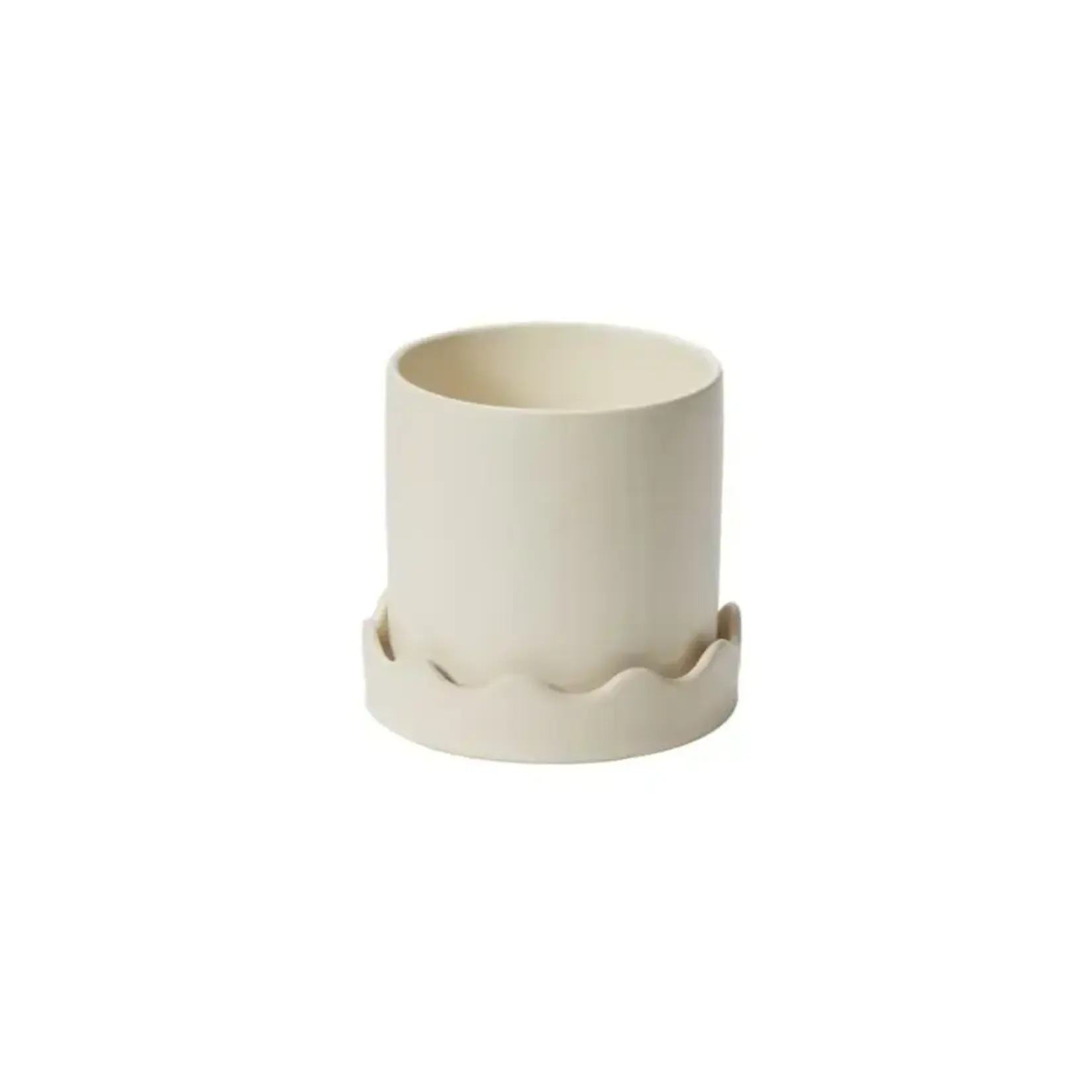 Pot, Pissaro Off-White w/s 7.5in