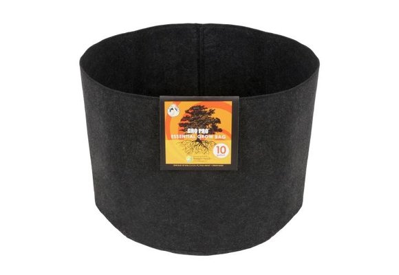 Gro pro 10 gallon fabric black