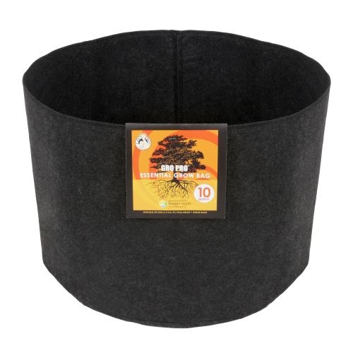 Gro pro 10 gallon fabric black