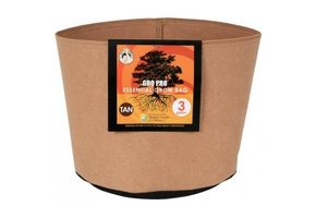 Gro pro 3 gallon fabric tan