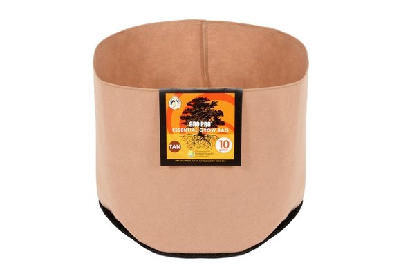 Gro pro 10 gallon fabric tan