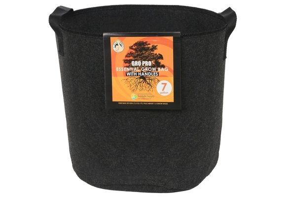 Gro pro 7 gallon fabric black
