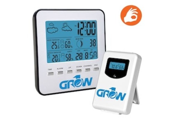 Grow 1 Wireless weather station w/sensor