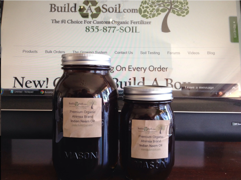 Build a soil Neem oil pint