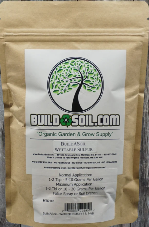 B.A.S. Wettable sulfur 1lb