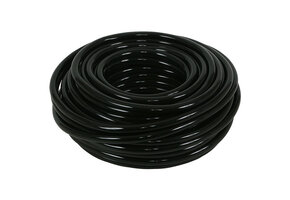 Hydroflow black vinyl tube 1/2” OD