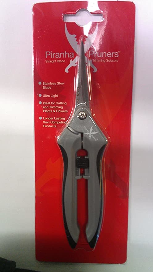 Pirahna 64mm springless black pruners