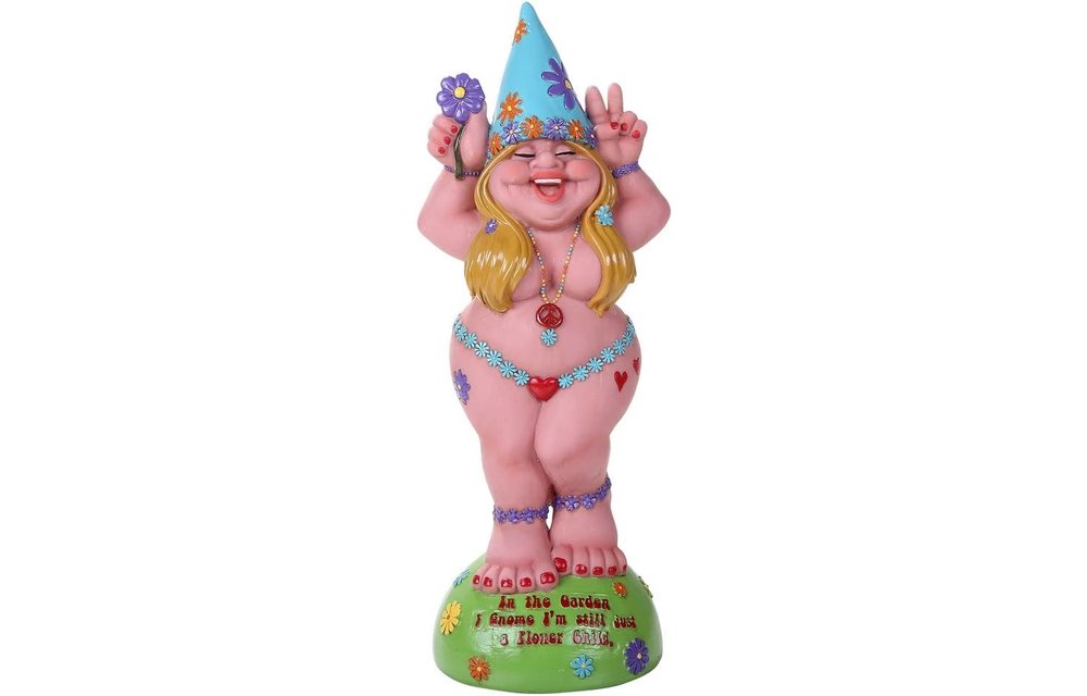 Flower Lady Gnome #12417