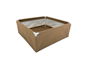 Grassroots living soil bed 3’x3’ w/trellis fittings