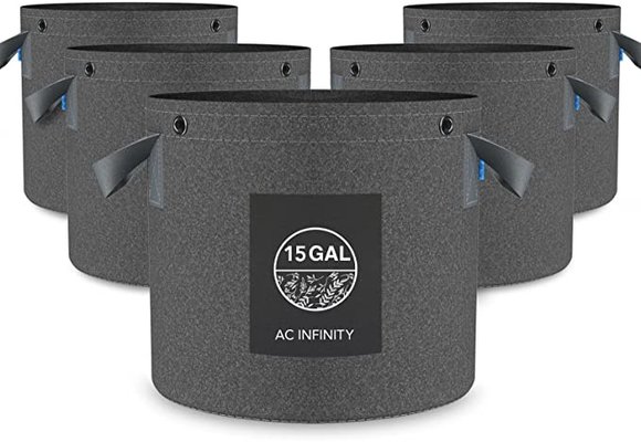AC infinity 15 gal fabric 5pk