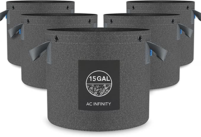 AC infinity 15 gal fabric 5pk
