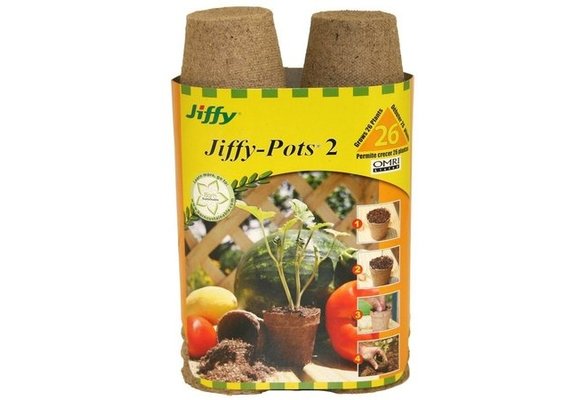 2” jiffy peat pots