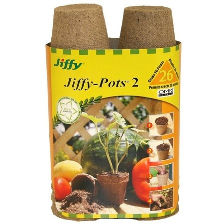 2” jiffy peat pots