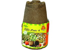 4” jiffy peat pots pack of 6