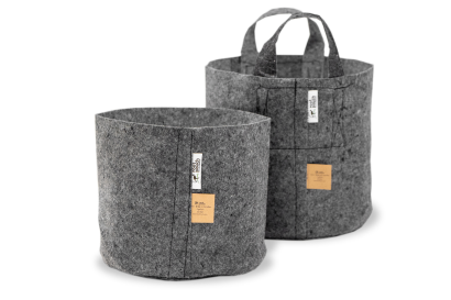 Root pouch 5 gallon grey fabric