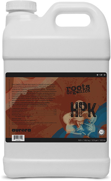 Roots organic HPK 0-4-3 quart