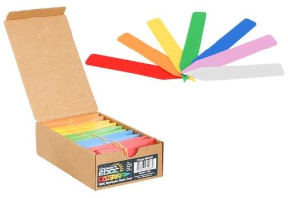 Case of 1000 colored plant labels