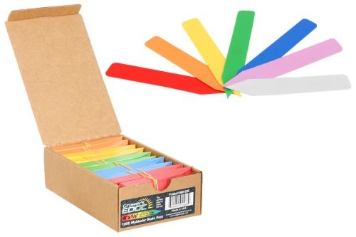 Case of 1000 colored plant labels