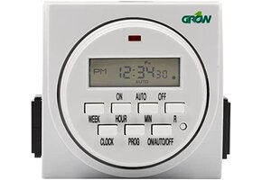 Grow1 120v dual outlet timer