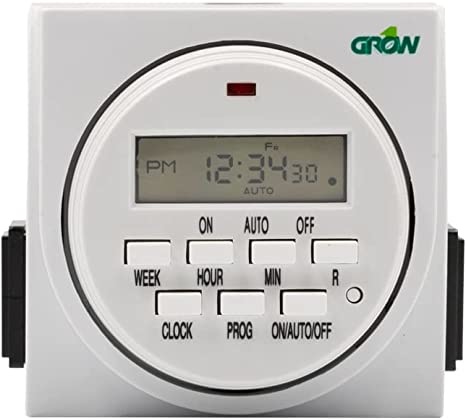 Grow1 120v dual outlet timer