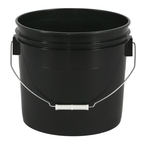 3 gallon black bucket