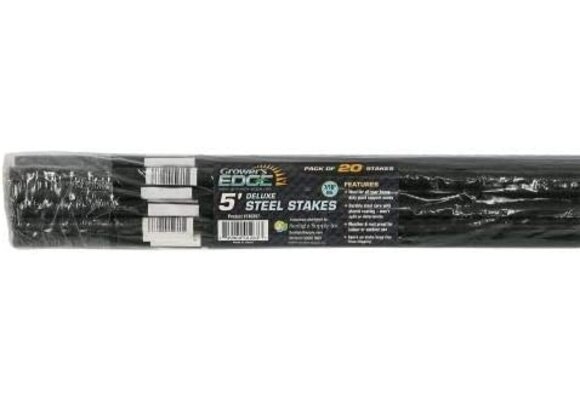 Growers edge 5’ steel stakes 20 pack