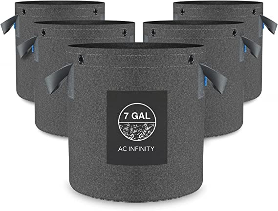 AC infinity 7 gal fabric 5pk