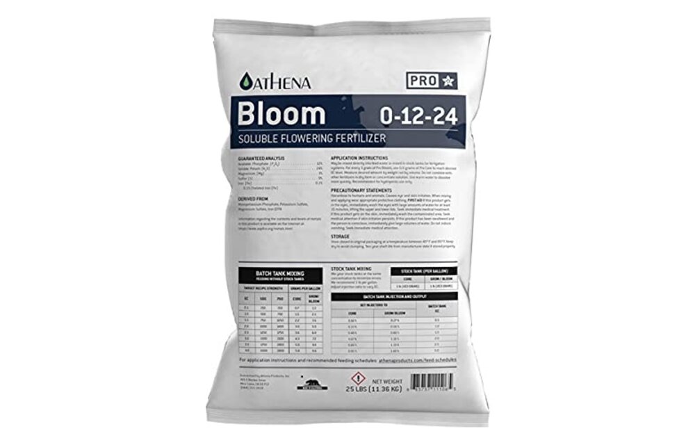 Athena pro bloom 25lbs