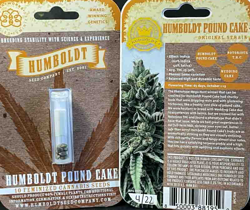 Humboldt pound cake